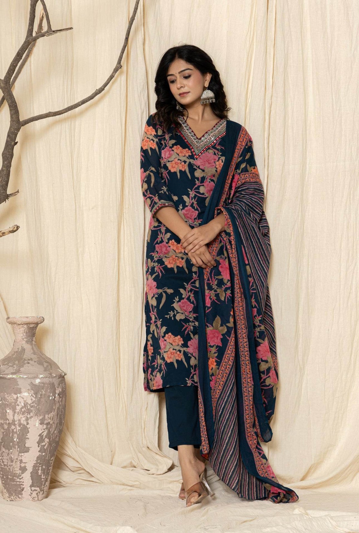 Plus size Cotton suit