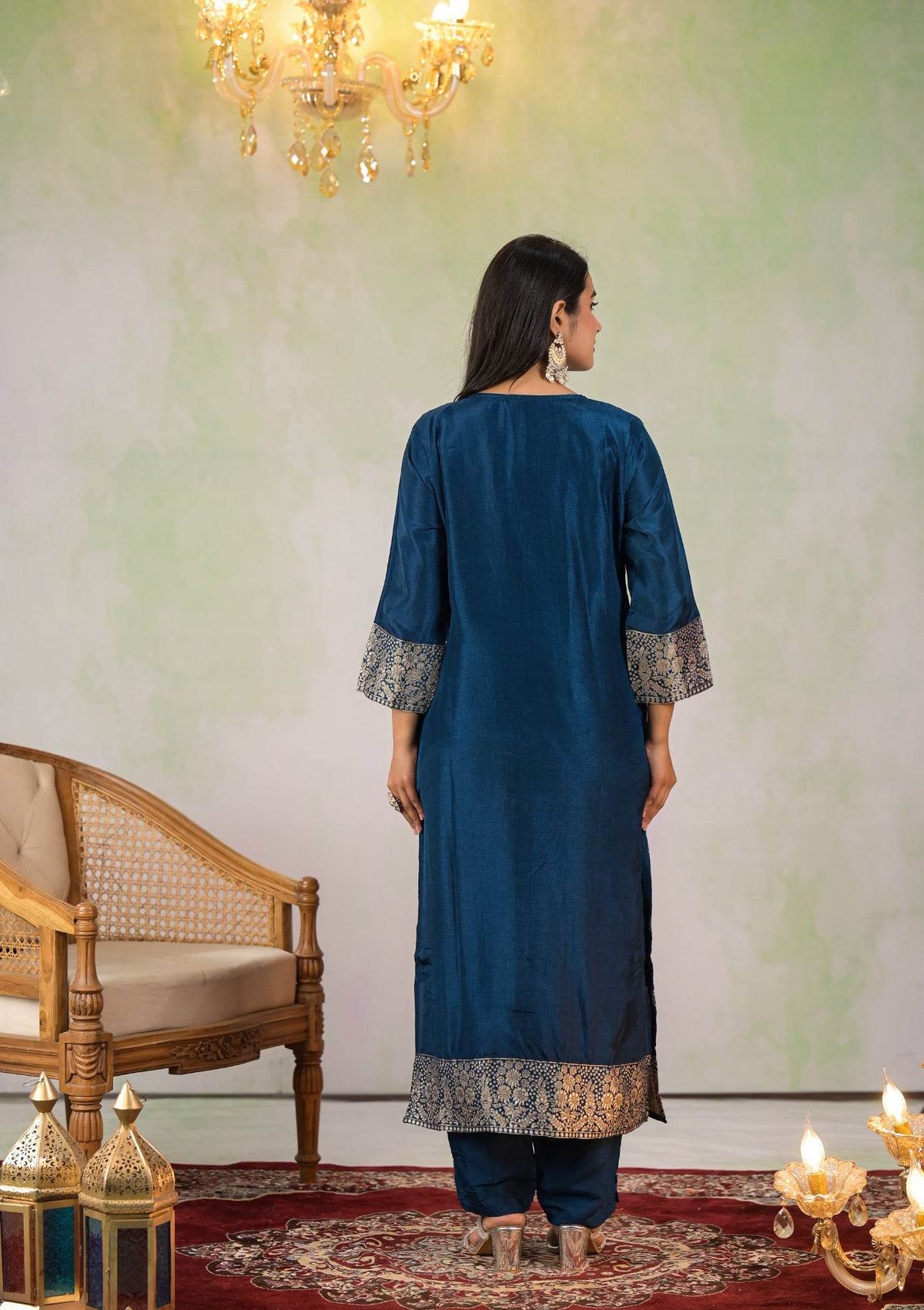 Banarasi Silk Suit Set for Women
