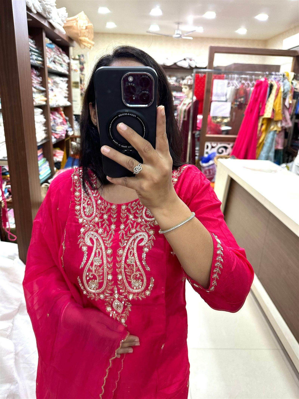 Silk suit