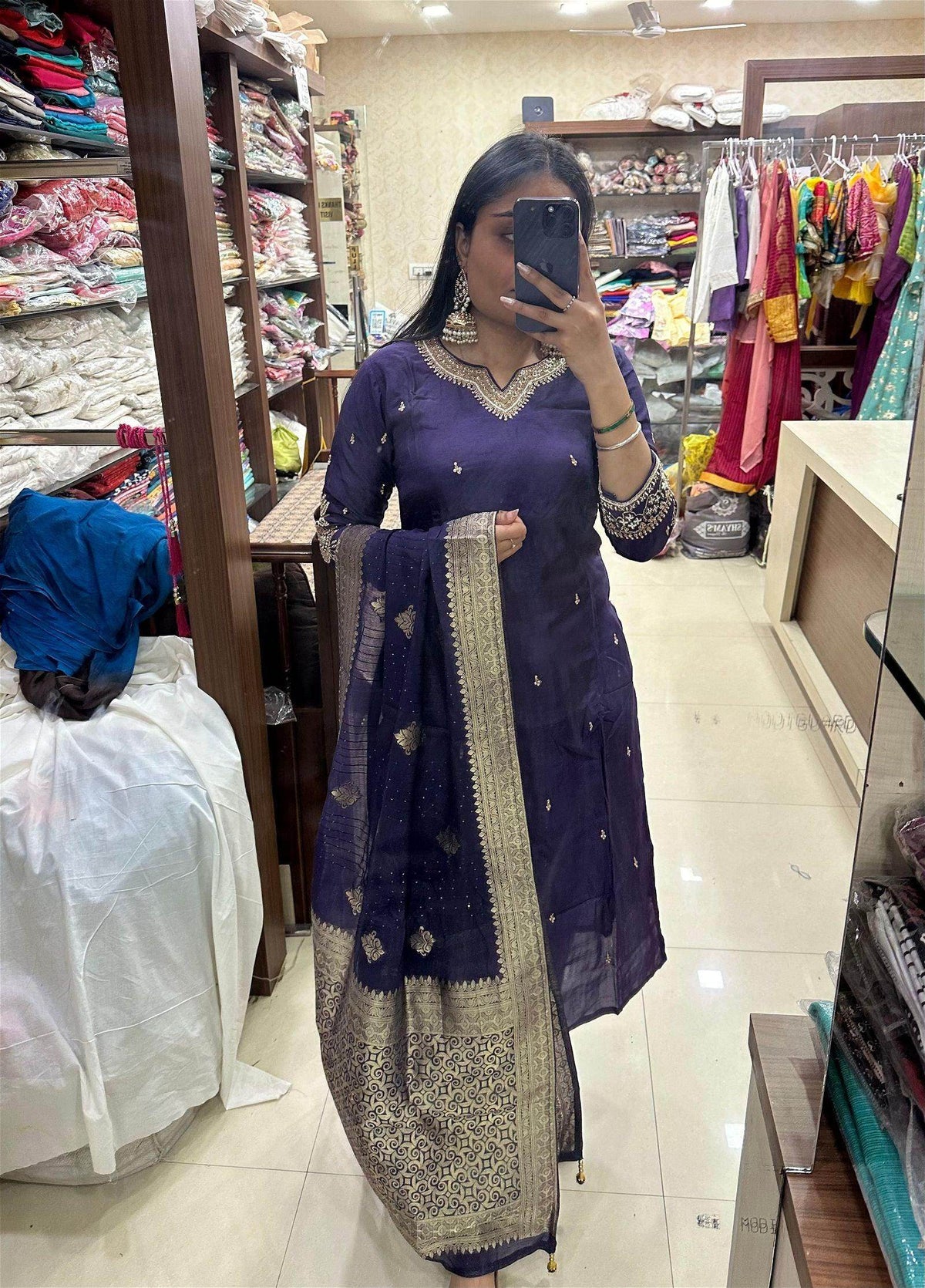 Silk suit