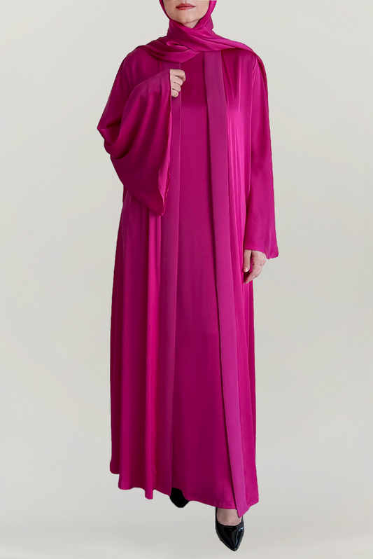 Barbie fuchsia Abaya