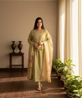 Modal Shimmer Silk Suit