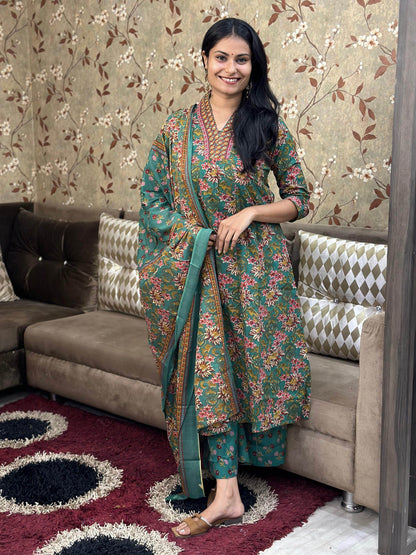 Bagru Print Cotton Suit