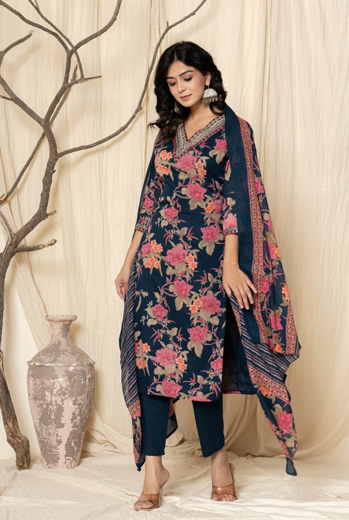 Plus size Cotton suit