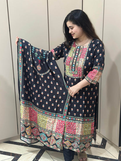 Crepe Silk Suit Set for Women