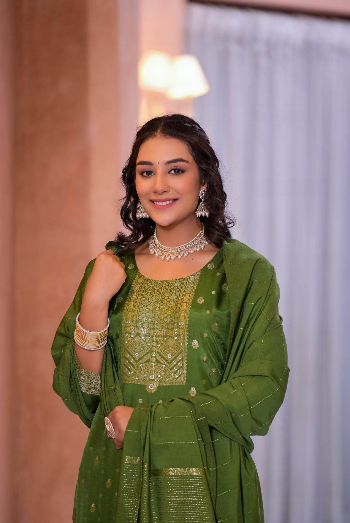 Banarasi Silk Suit Set for Women