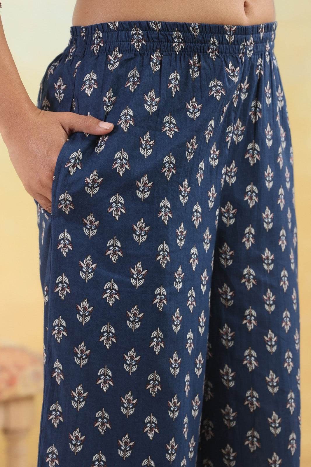 Ajrakh Printed Cotton Suit For Women
