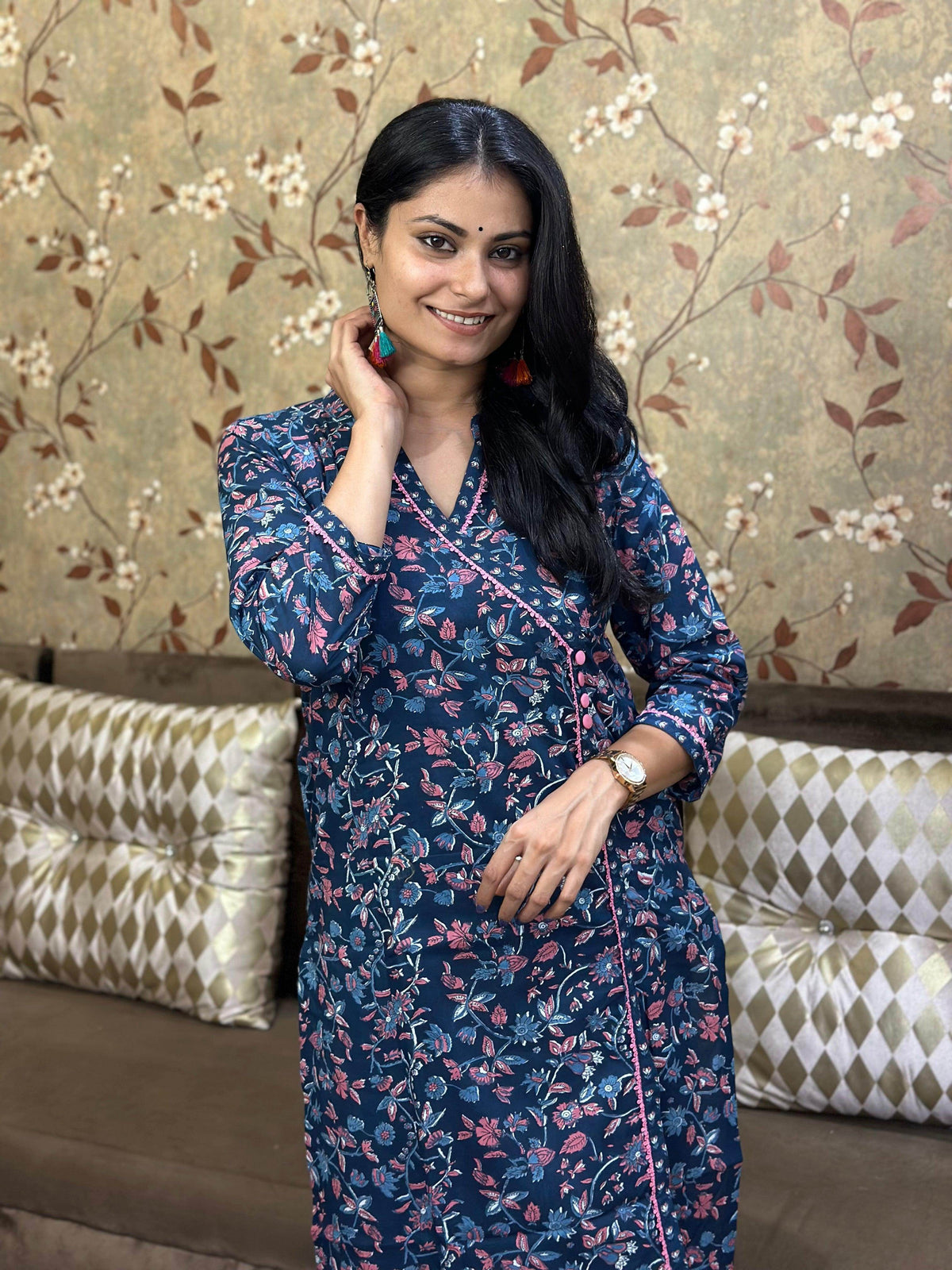 Angrakha Cotton Suit JAL