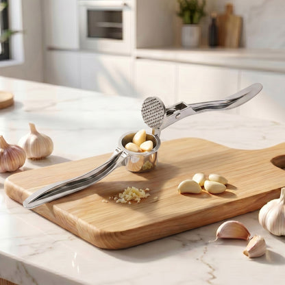 Stainless Steel Garlic Crusher Press