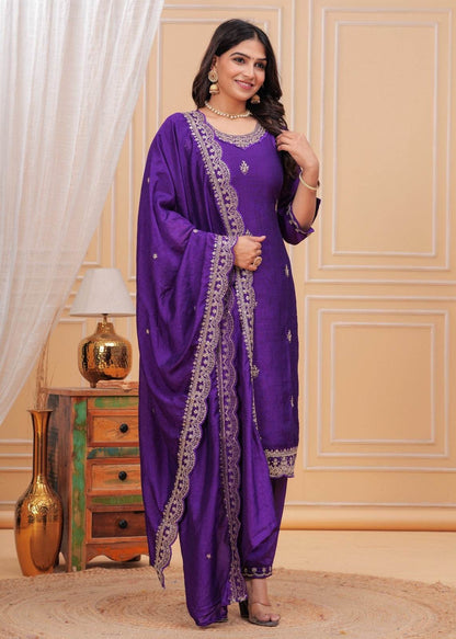 Maharani Dola Silk Suit