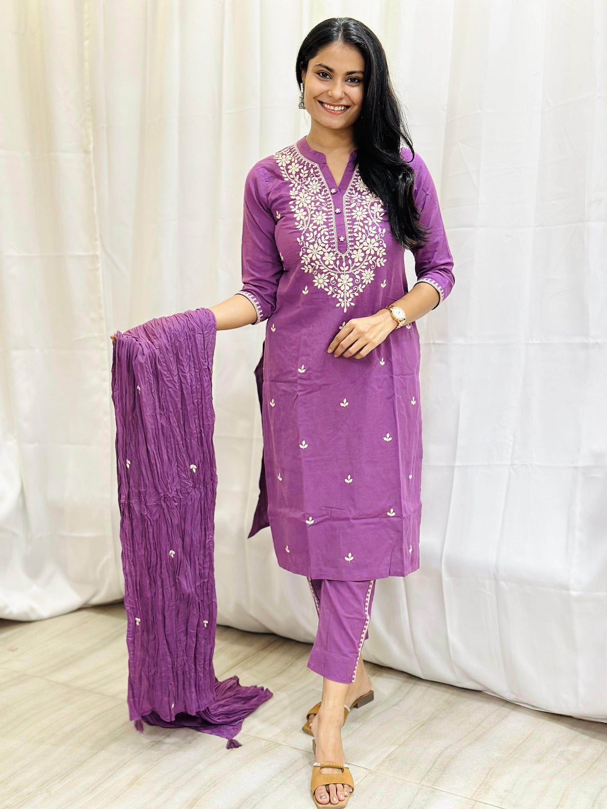Premium Cotton Suit For Women PUR