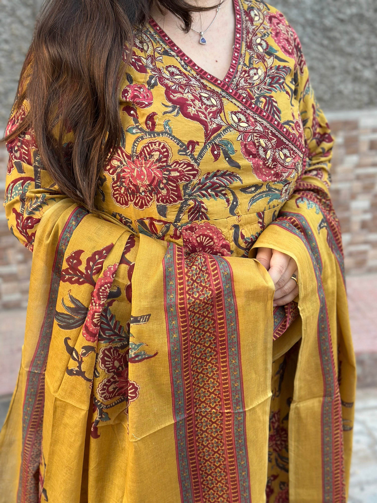 Premium Cotton Anarkali Suit For Women