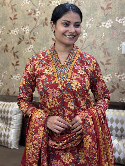 Bagru Print Cotton Suit