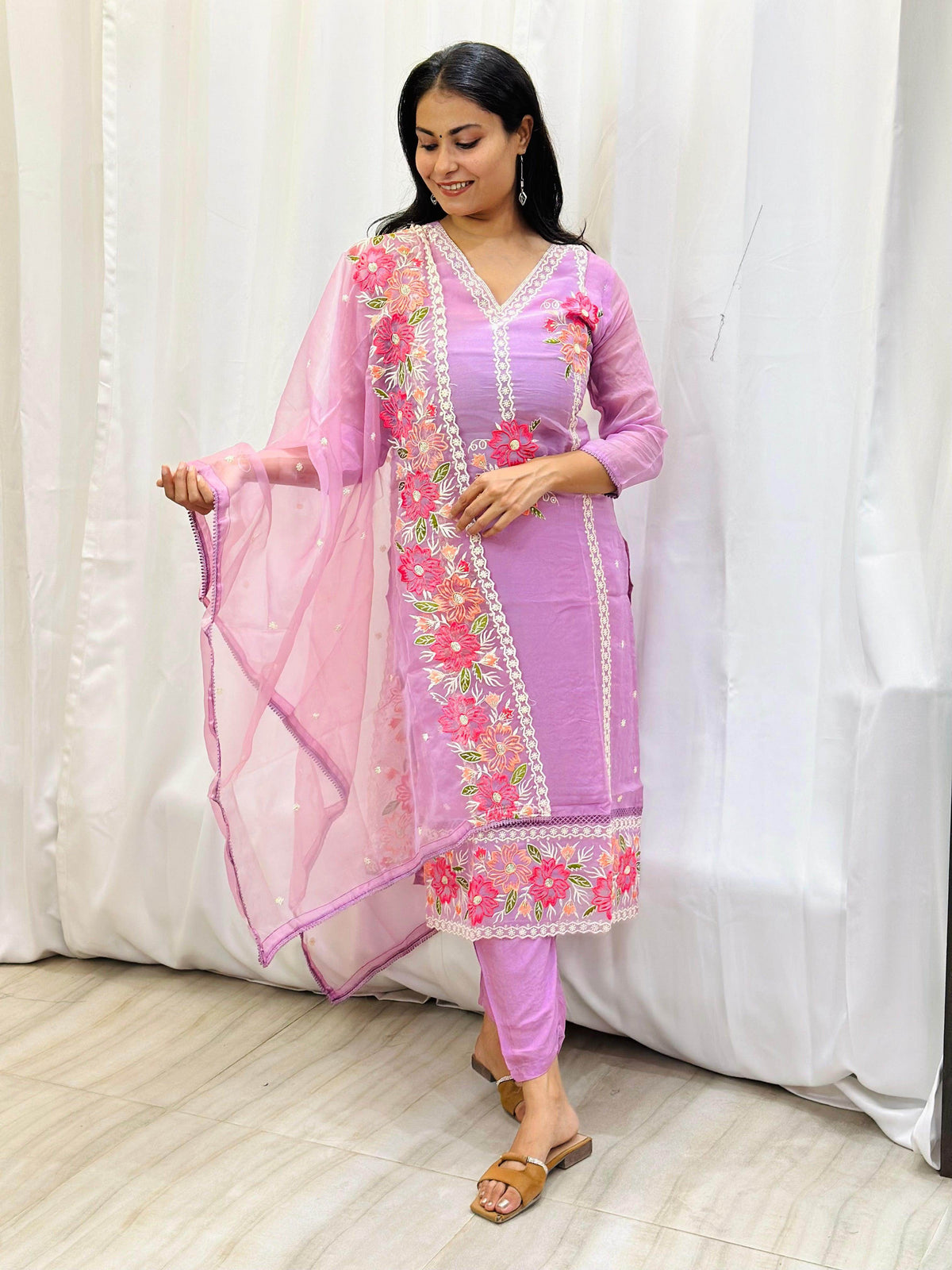Organza Suit Set For Women