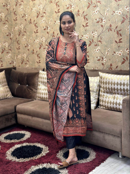 Pure Viscose Soft Silk Suit