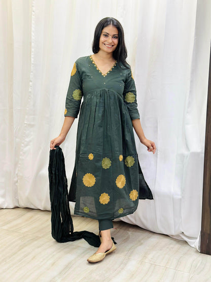 Alia Cotton Suit For Women