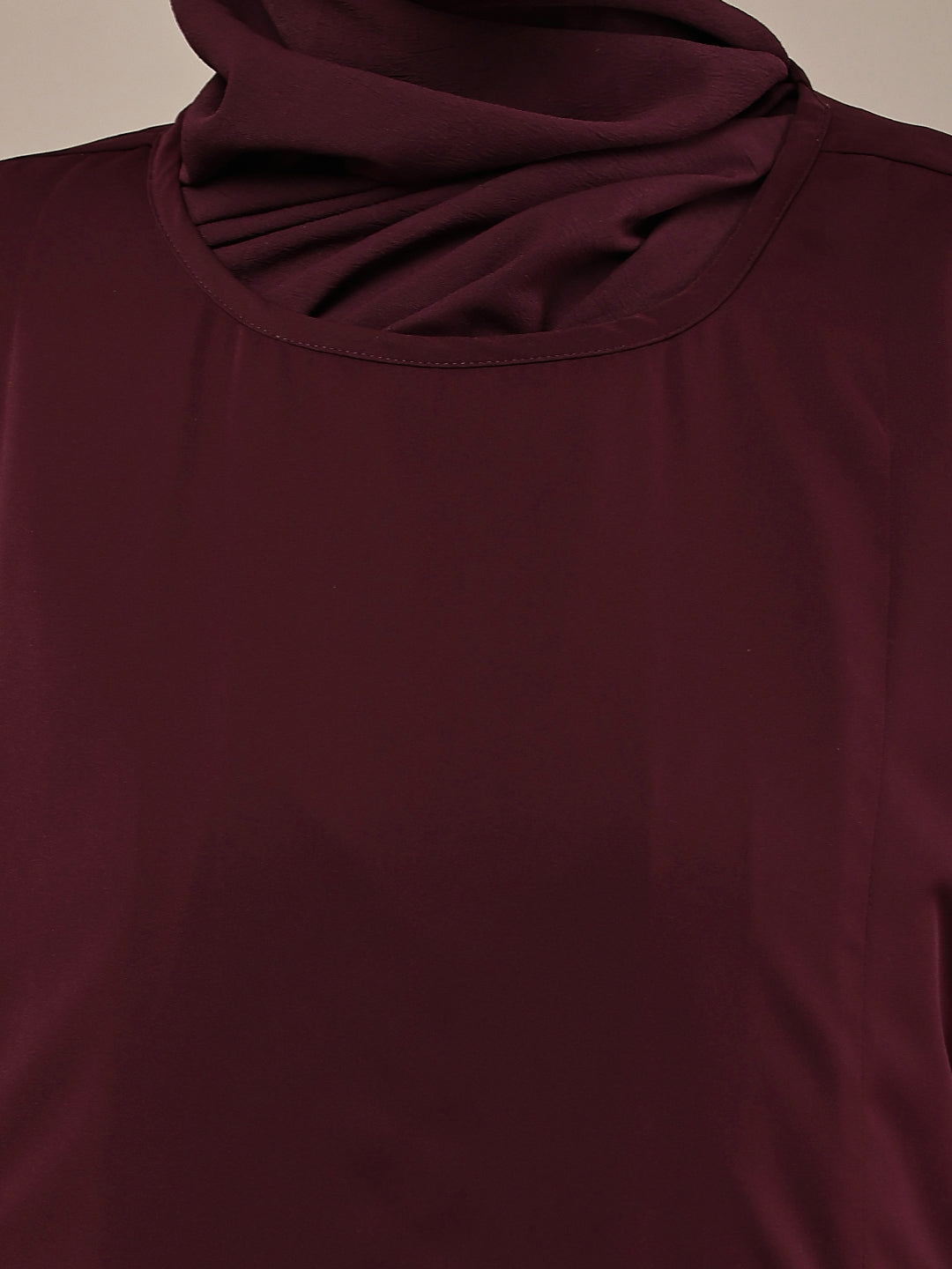 Hafsa Wine Flow Abaya