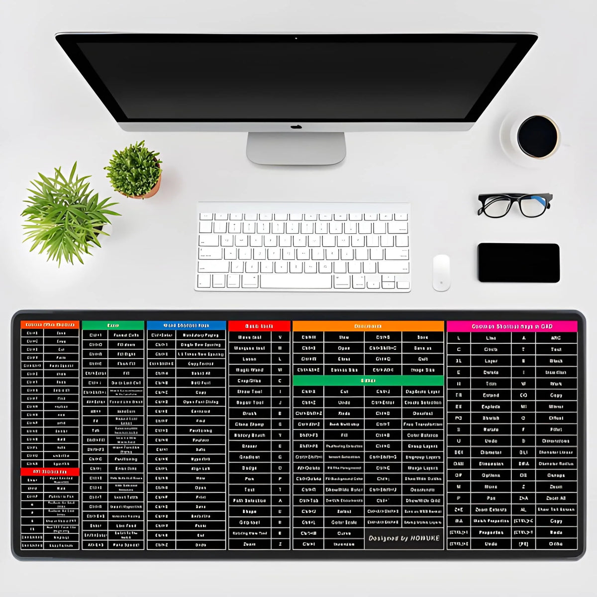 Anti-slip Keyboard Pad with Shortcut Key Patterns | ⏰Limited Period Offer