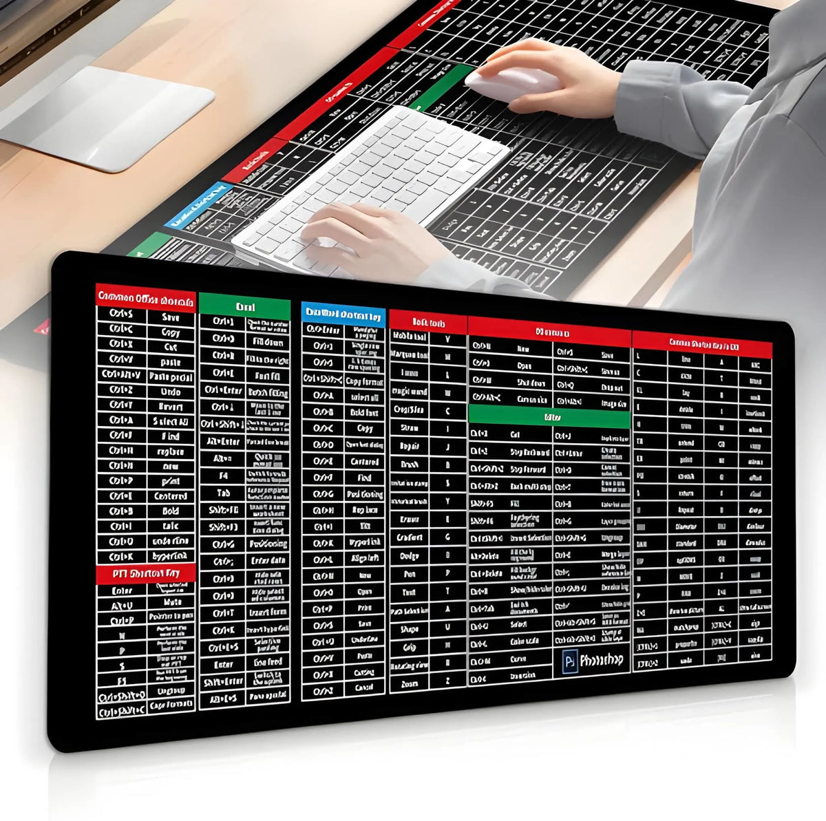 Anti-slip Keyboard Pad with Shortcut Key Patterns | ⏰Limited Period Offer