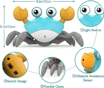 Crawling Crab Toys Dancing Crawling Baby Toys Electronic Musical Toy