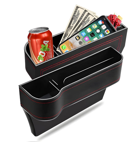 Car Seat Gap Filler Organizer with Cup Holder Front Side