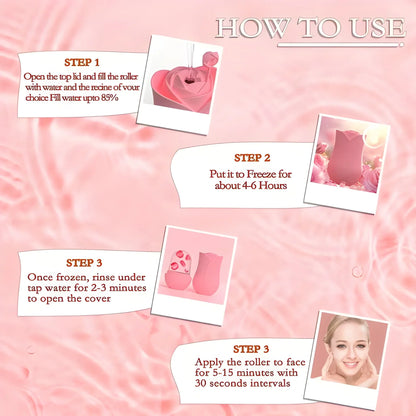 3D Rose Ice Roller for The Face