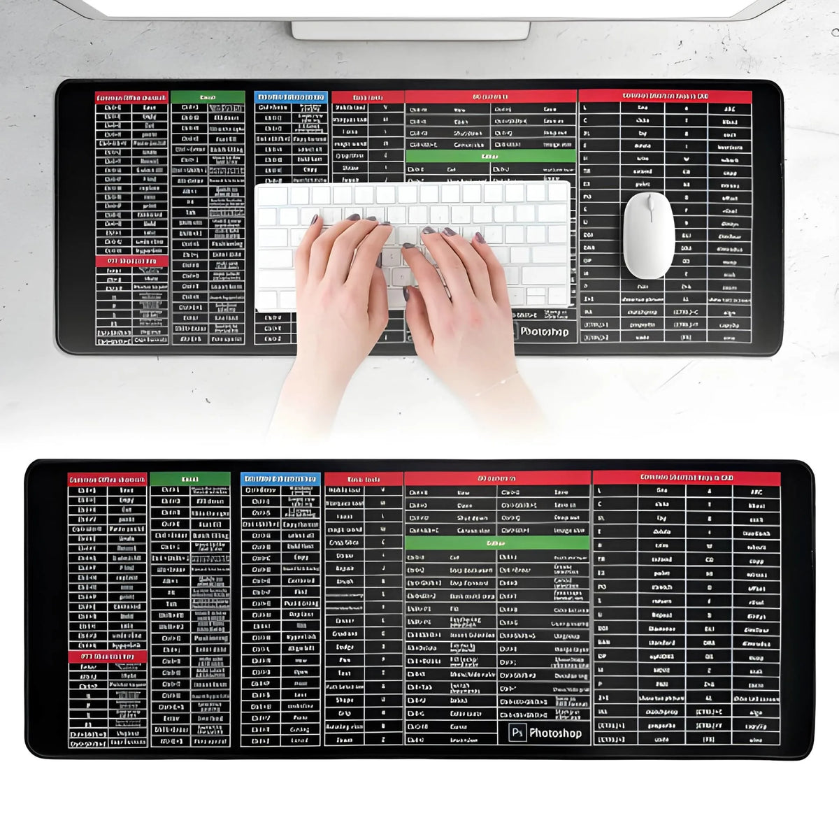 Anti-slip Keyboard Pad with Shortcut Key Patterns | ⏰Limited Period Offer
