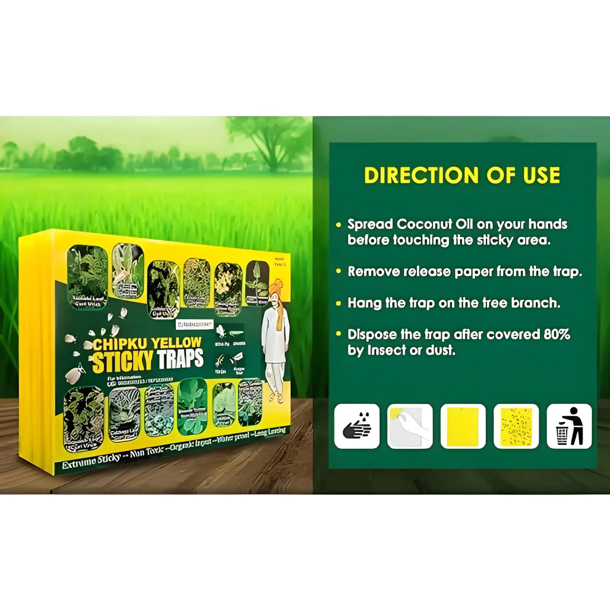 Chipku A5 Yellow Sticky Trap