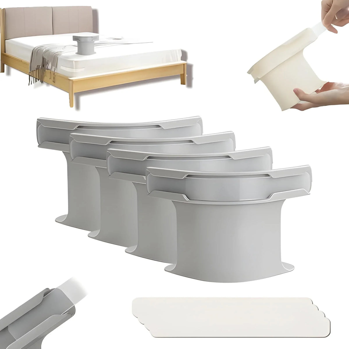 Bed Sheet Grippers 4 PCS Non-slip Sheet Holders