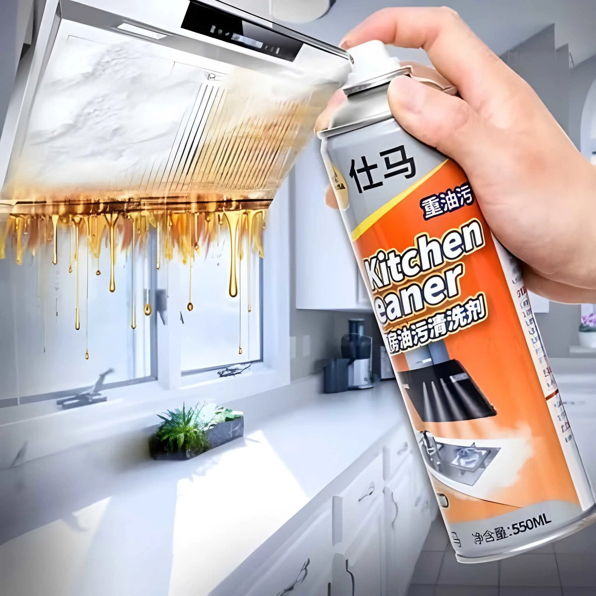 AIBO Kitchen Cleaner Foam Spray (500ml)