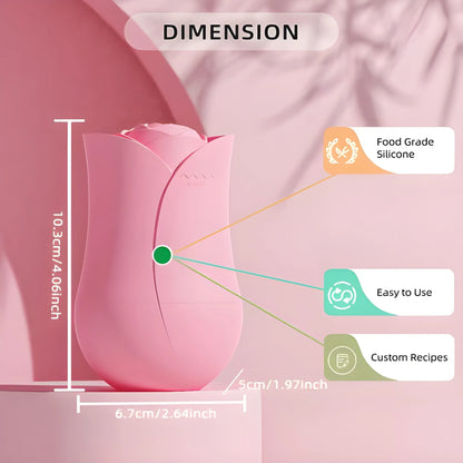 3D Rose Ice Roller for The Face