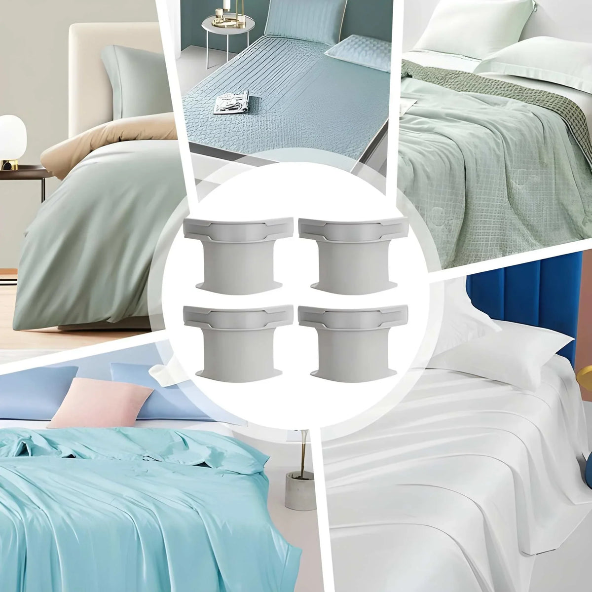 Bed Sheet Grippers 4 PCS Non-slip Sheet Holders