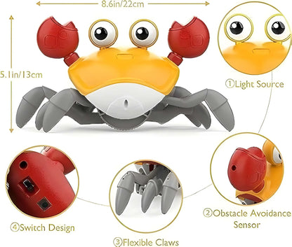 Crawling Crab Toys Dancing Crawling Baby Toys Electronic Musical Toy