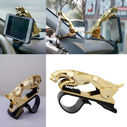 360° Rotating Jaguar/Leopard Dashboard Phone Mount