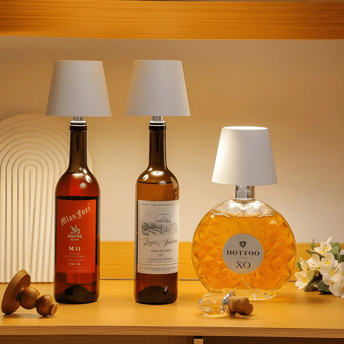 Bottle LED Lamp 🍷