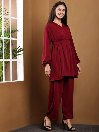 Crimson Grace Co-Ord Set