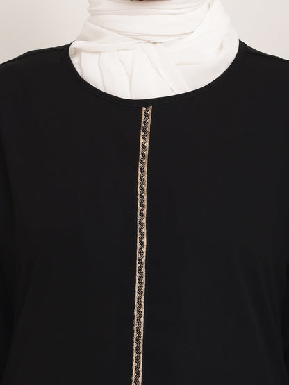 Sable Élégance Abaya