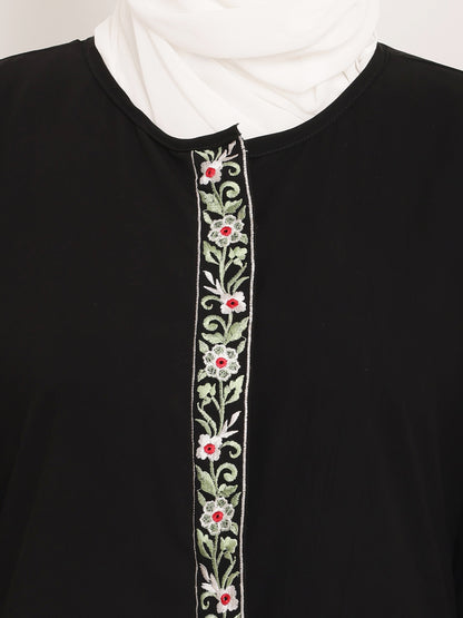 Floral Elegance Abaya
