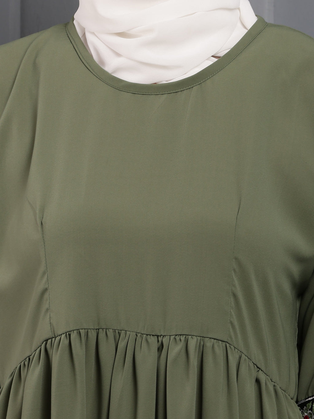 Olive Radiance  Abaya