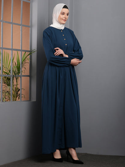 Azure Elegance Abaya