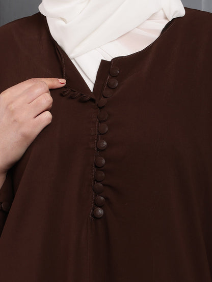 Luxe Gathered Sleeve Abaya
