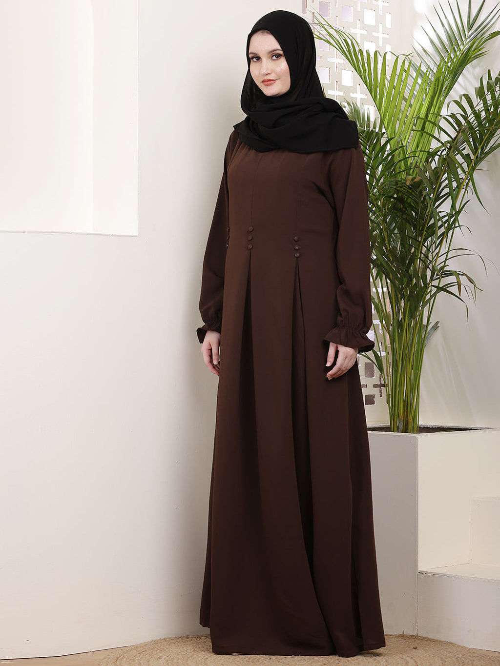 Zehra Pleated Abaya