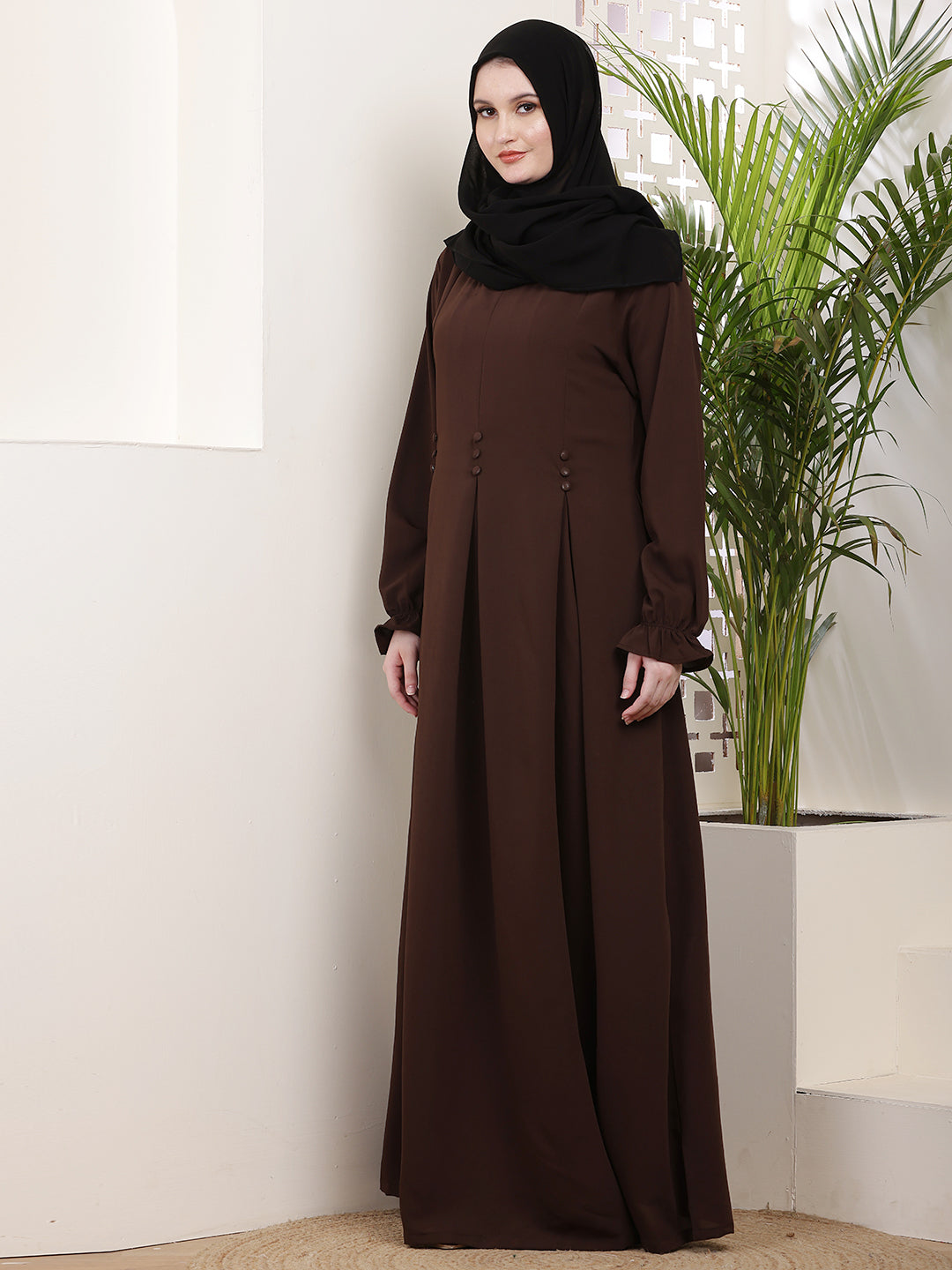 Zehra Pleated Abaya