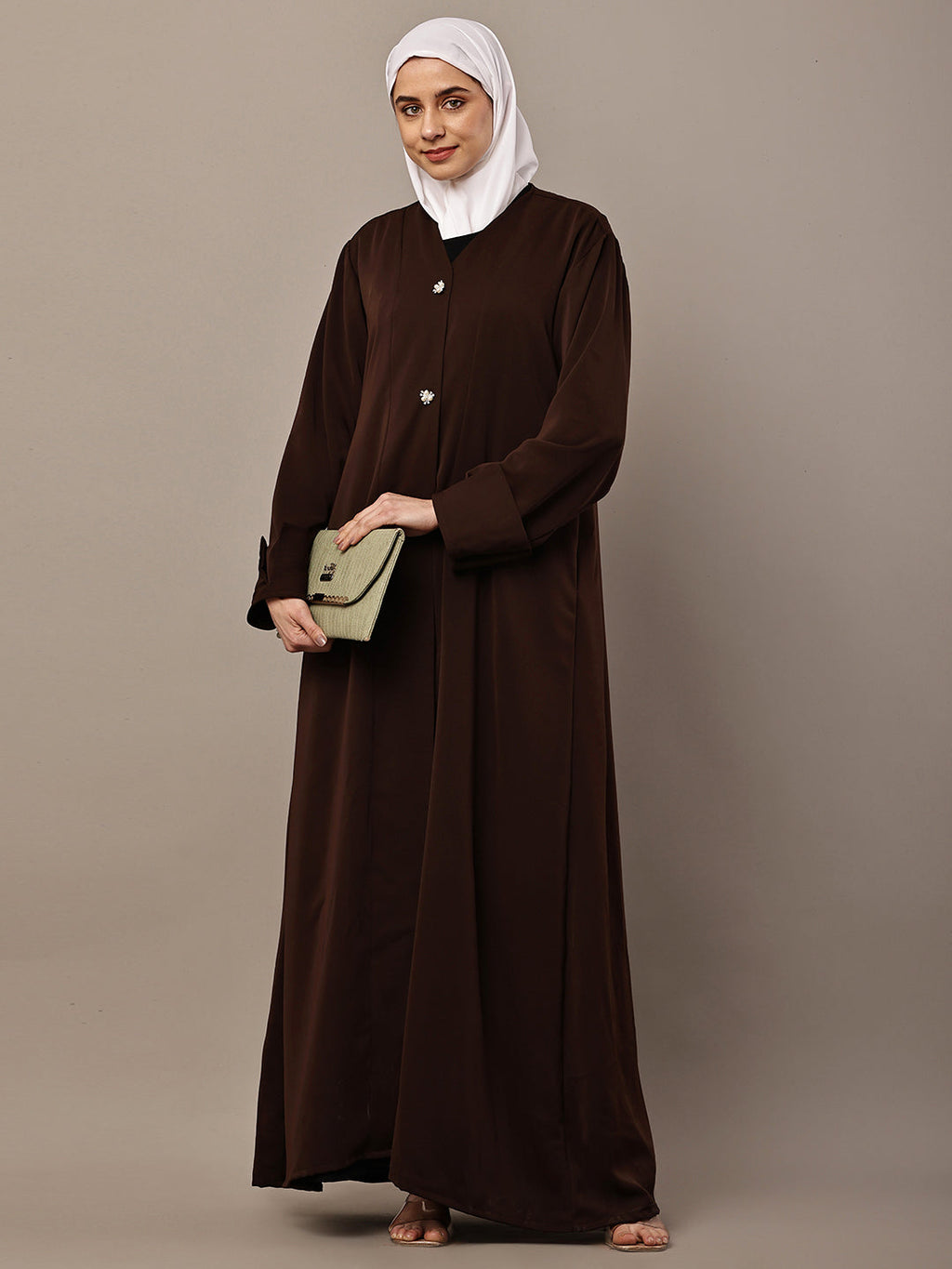 Mocha Pearl Abaya