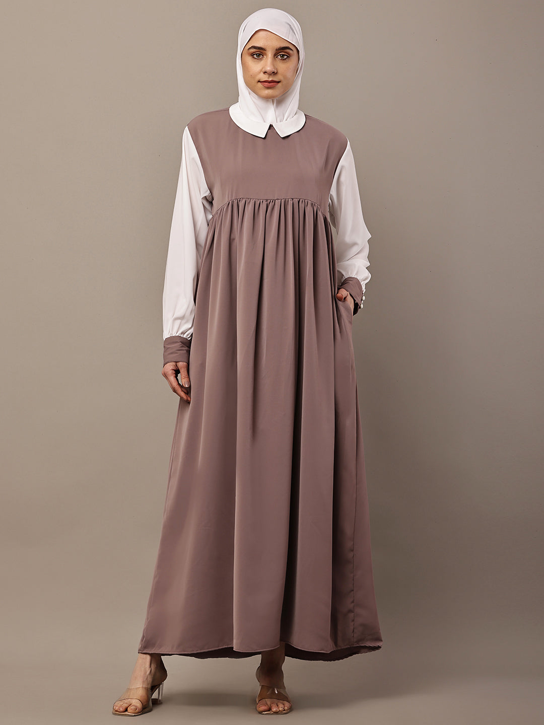 Rose Veil Abaya