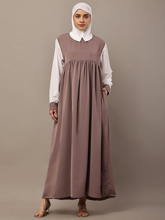 Rose Veil Abaya