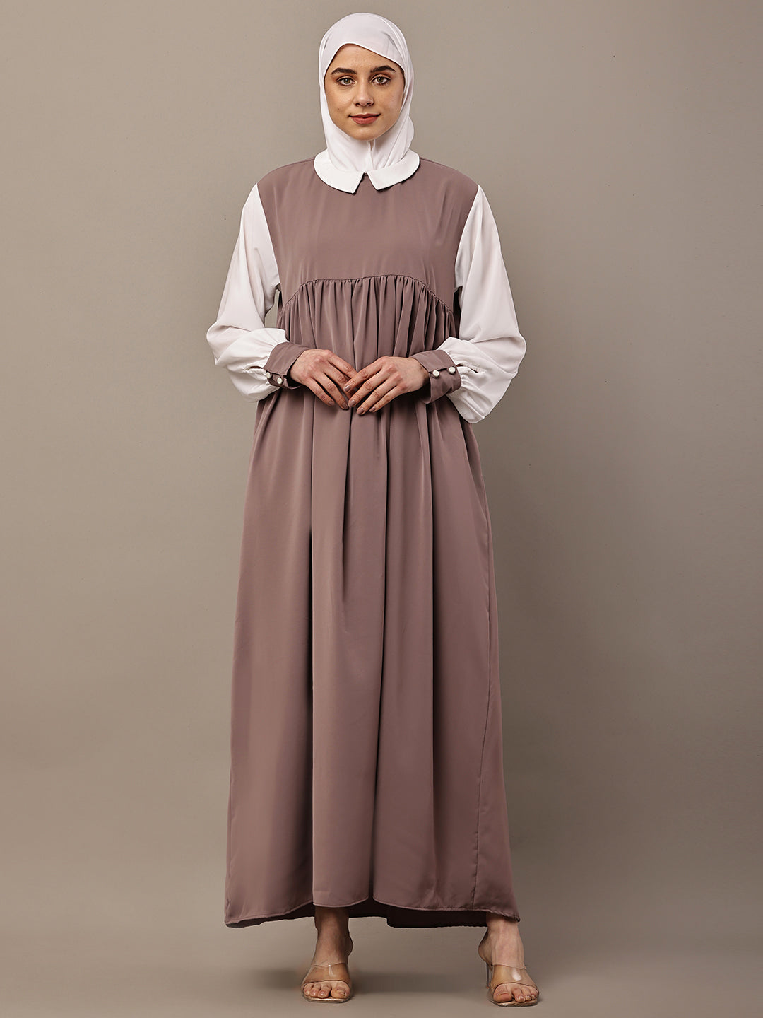 Rose Veil Abaya