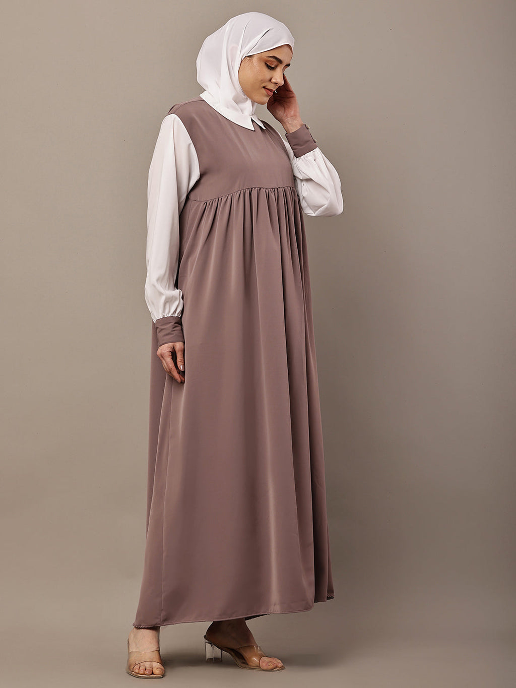 Rose Veil Abaya