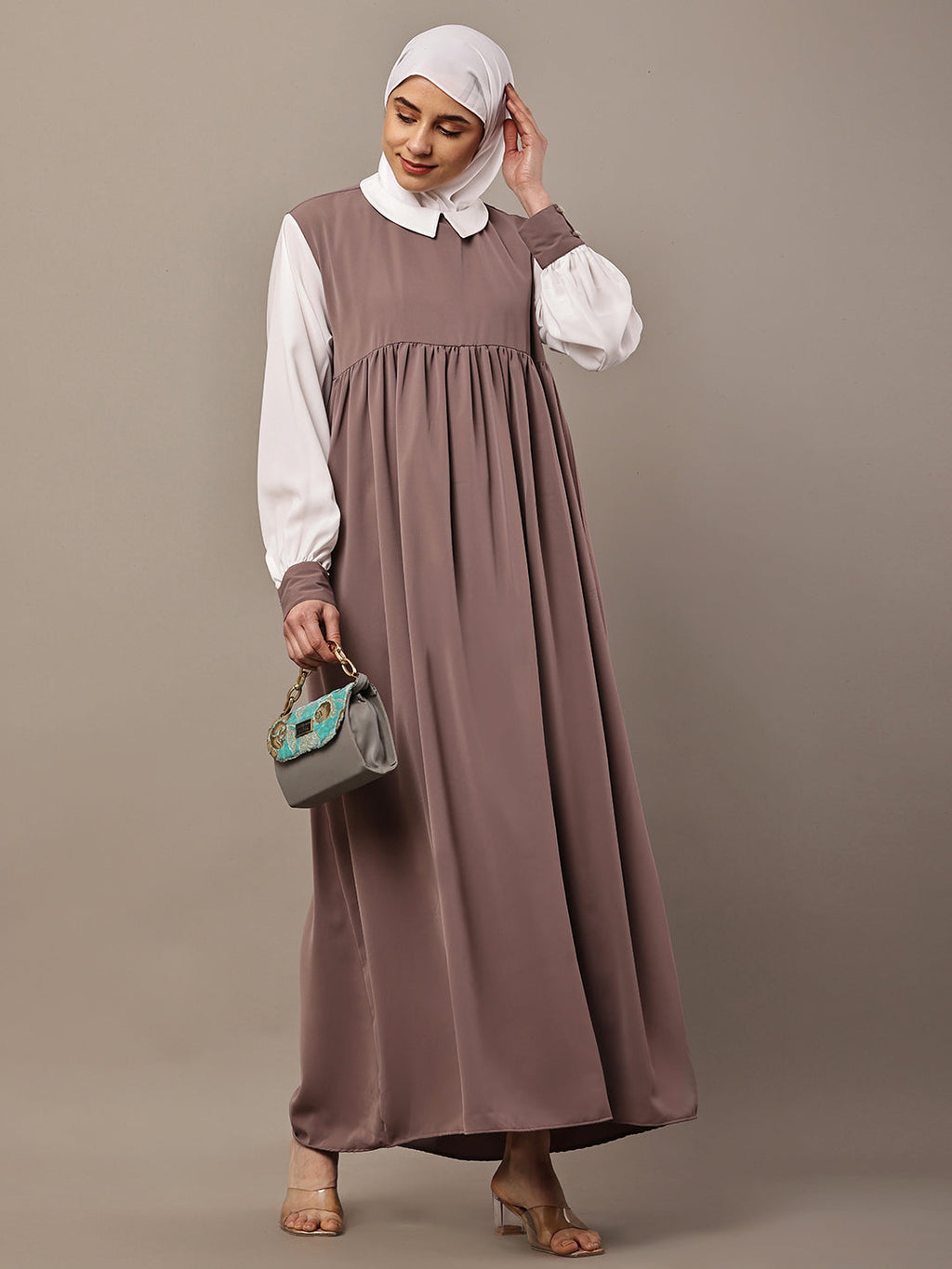 Rose Veil Abaya