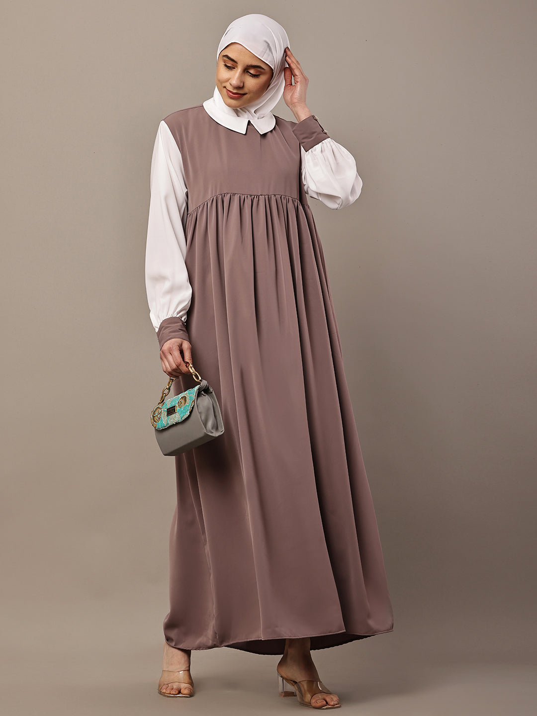 Rose Veil Abaya